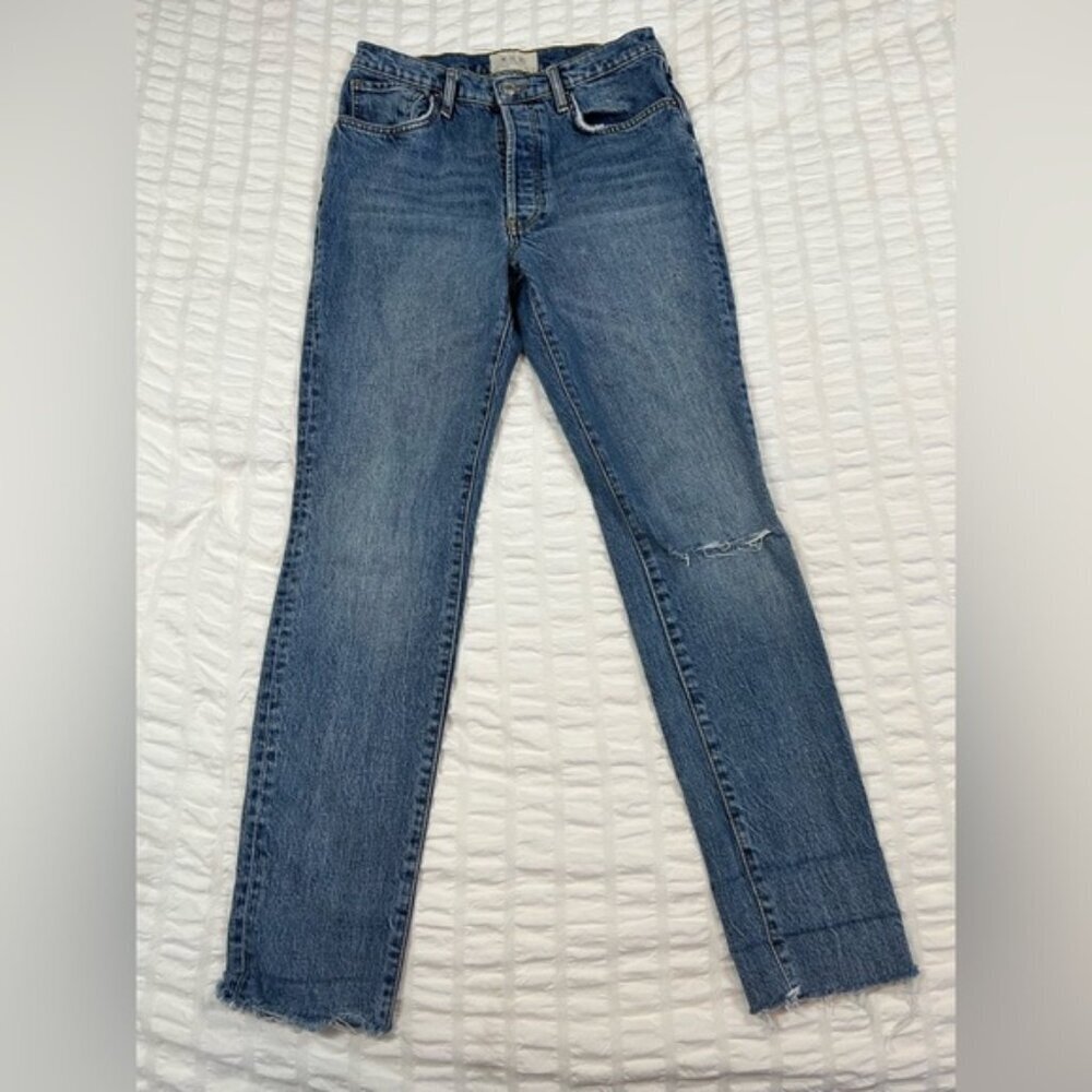 We the Free straight leg button fly jeans